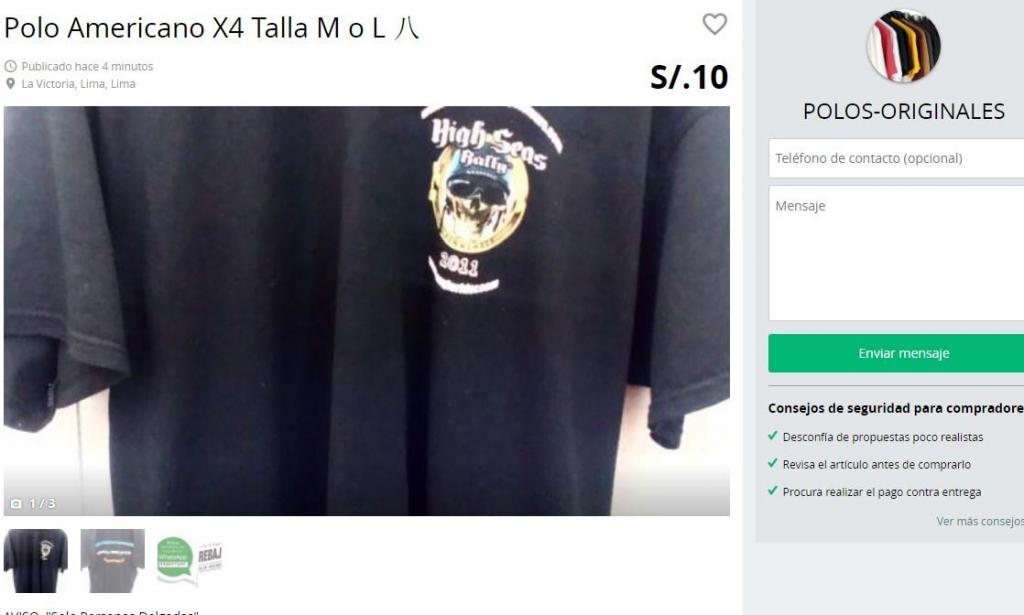 Remato Polos Talla S M L Originales TODO REMATE TENGO MAS