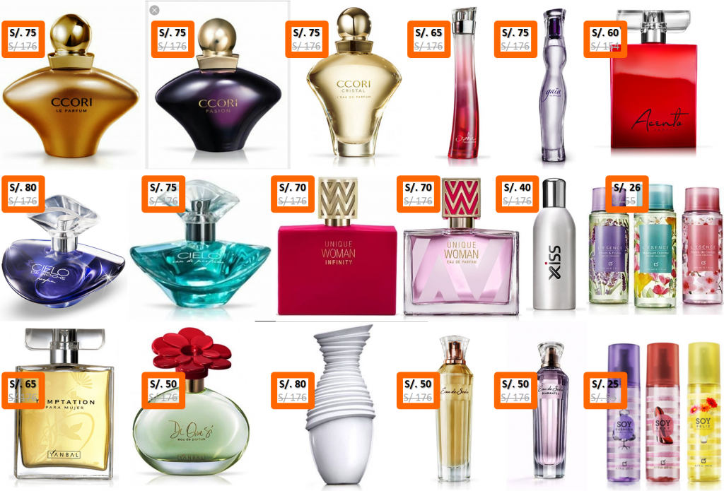 UNIQUE Perfumeria Femenina Liquidacion