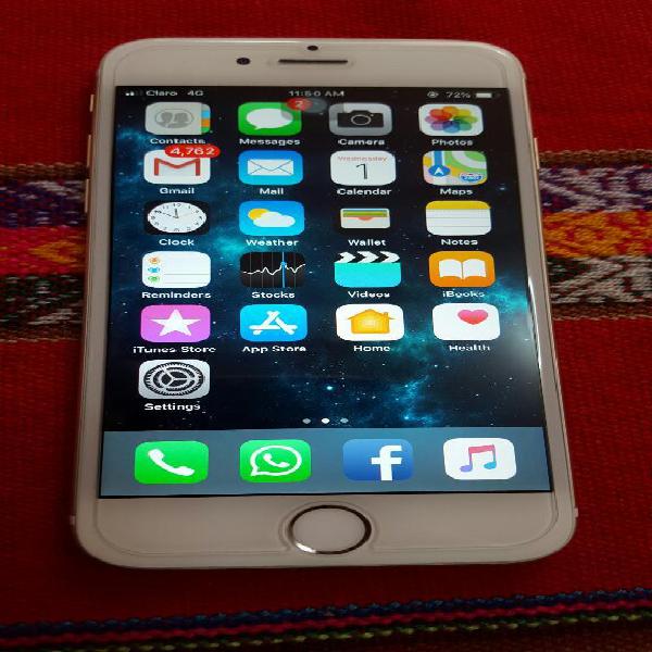 iPhone 6 16gb Dorado con cargador y case