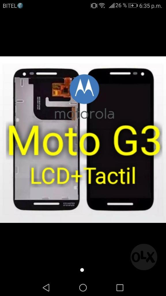 Moto G3 Pantalla E Instalacion