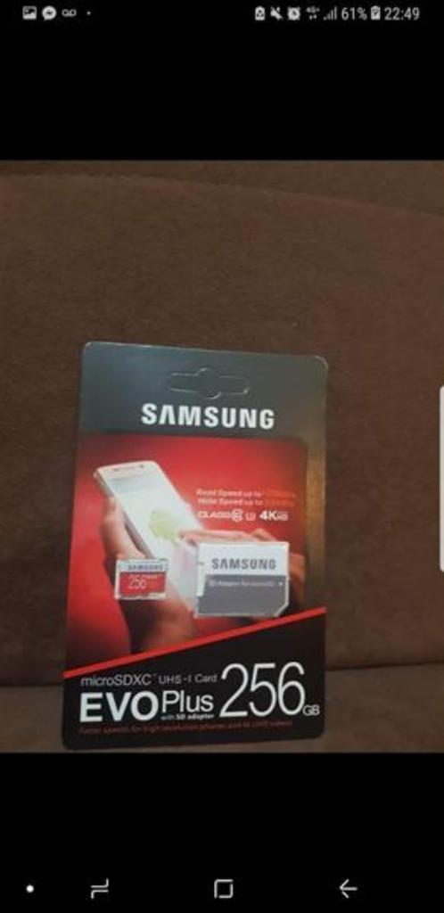 Memoria Micro Sd Samsung Evo Plus 256gb