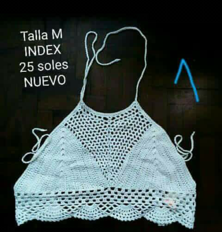 Top Crochet INDEX TALLA M
