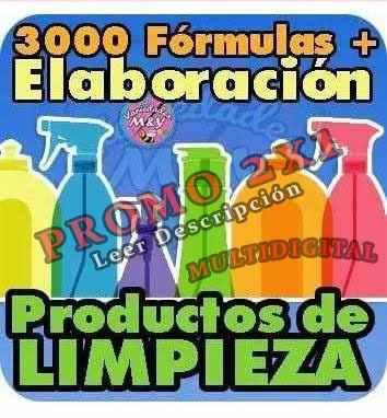 Elabora Productos De Limpieza - 3000 Formulas Quimicas
