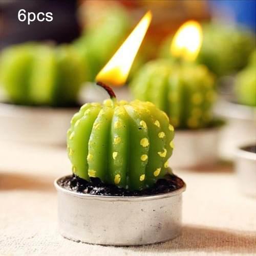 Para Hogar Decoracion Vela Forma Cera Parafina Cactus Cmwc