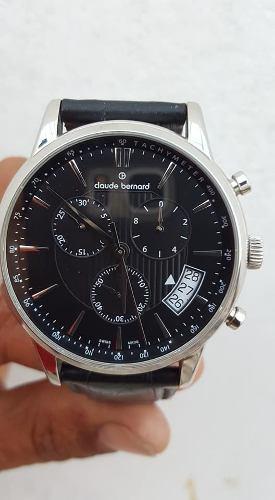 Reloj Claude Bernard Made In Swis Cronograph En Caja