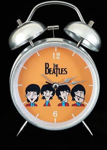 Reloj Despertador Estilo Vintage The Beatles Naranja