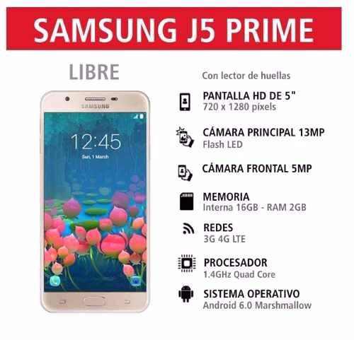 Galaxy J5 Prime Original 4g Nuevo En Caja Mas Mica De Vidrio