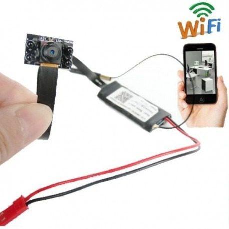 Kit Wifi Infrarrojo Modulo De Micro Cámara Ip Full Hd