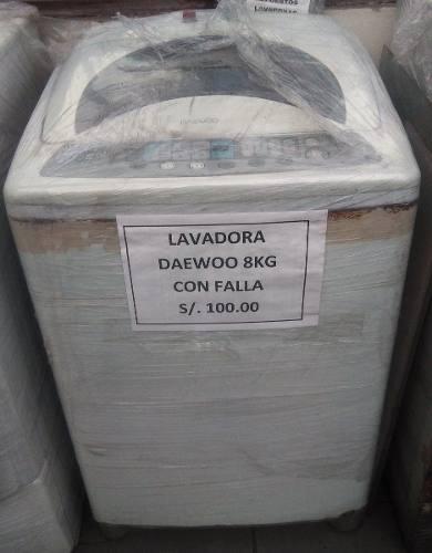 Lavadora Daewoo Usada, Carga Superior, Para Repuesto S/.100