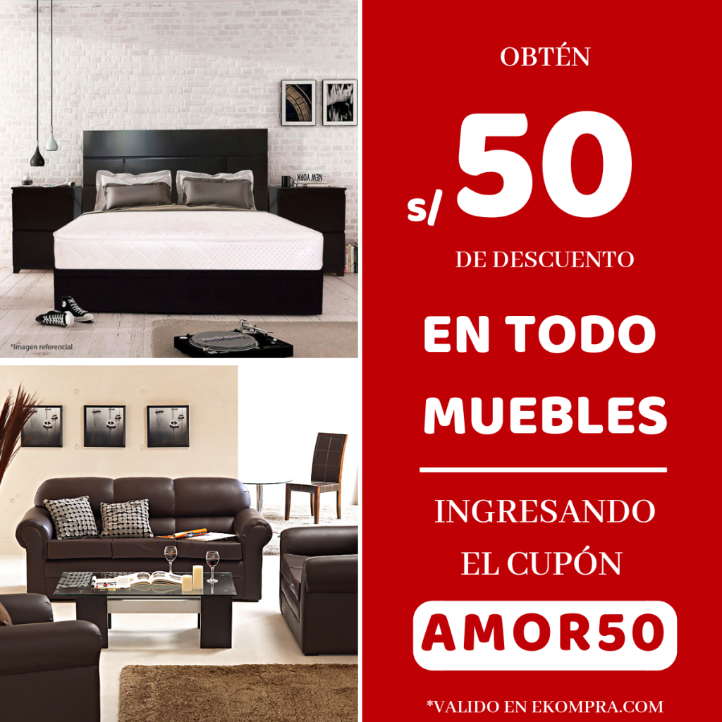 Ofertas solo por hoy en todo muebles ekompra