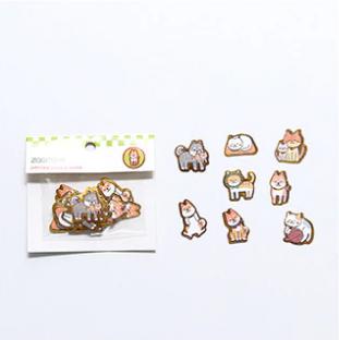 Shiba Inu Neko Pegatinas Stickers