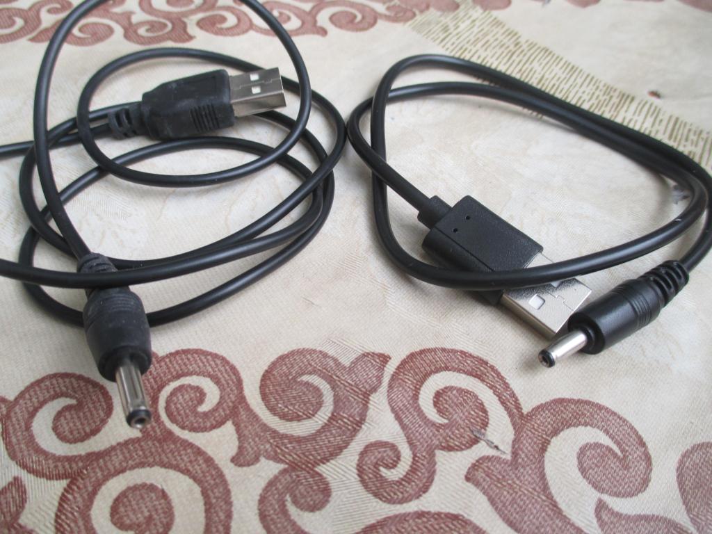 Cable USB de alimentación negro