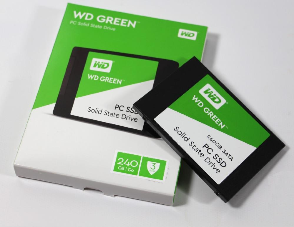 Disco solido SSD 240GB, Western Digital Green, SATA 6Gb/s,