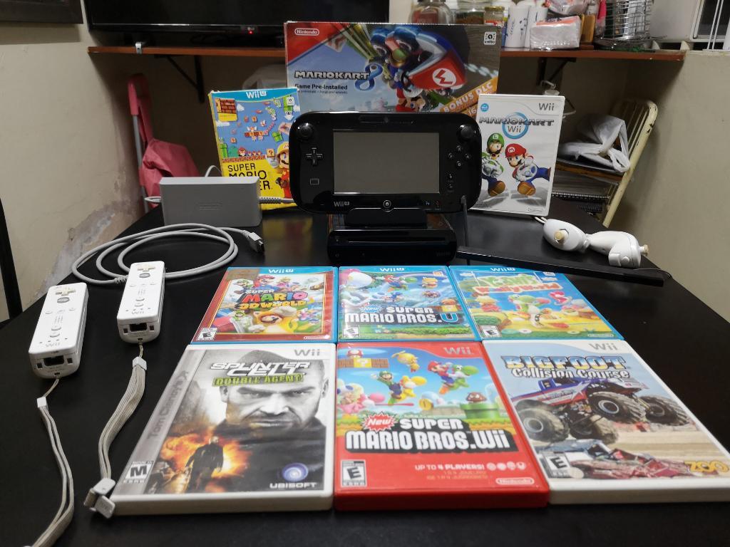 Nintendo Wii U con 9 Juegos