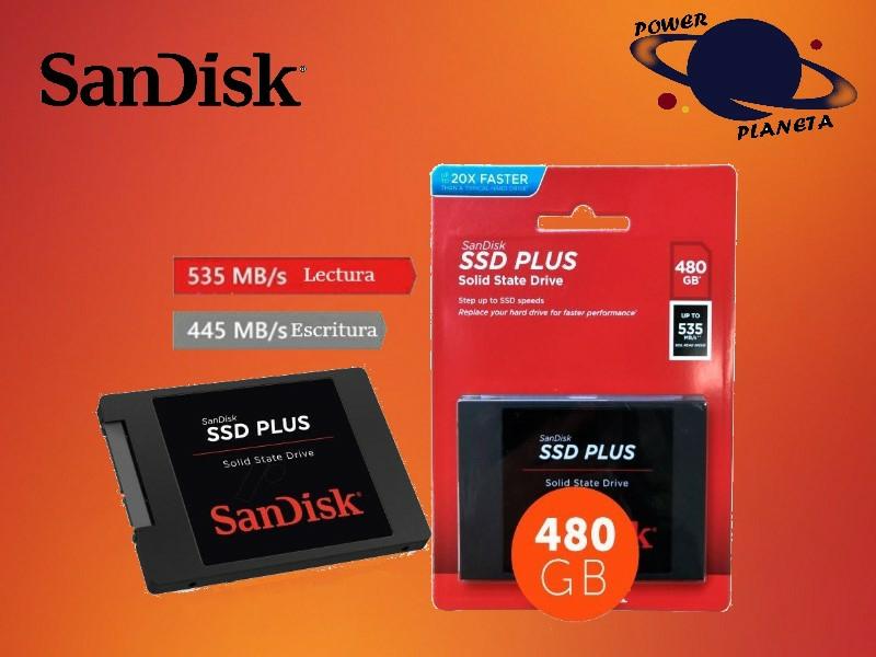 Oferta! Disco SSD Sandisk Plus 480gb