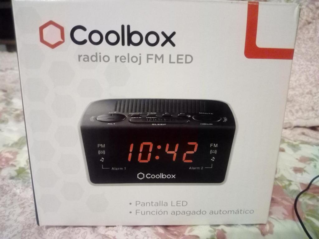 Radio reloj alarma