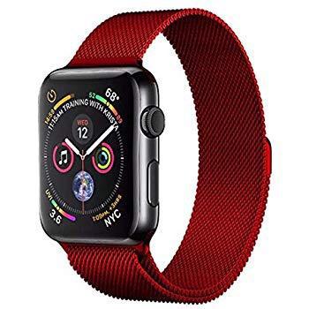 Correa Milanese Loop Red Apple Watch