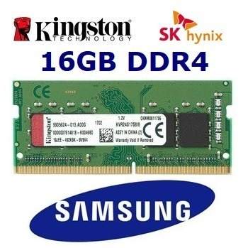 Memoria Ram 16gb 1x16gb Ddr, Lenovo, Hp, Asus, Dell.