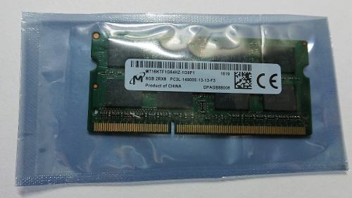 Memoria Ram Laptop 8gb Ddr3 Pc3l  Nueva