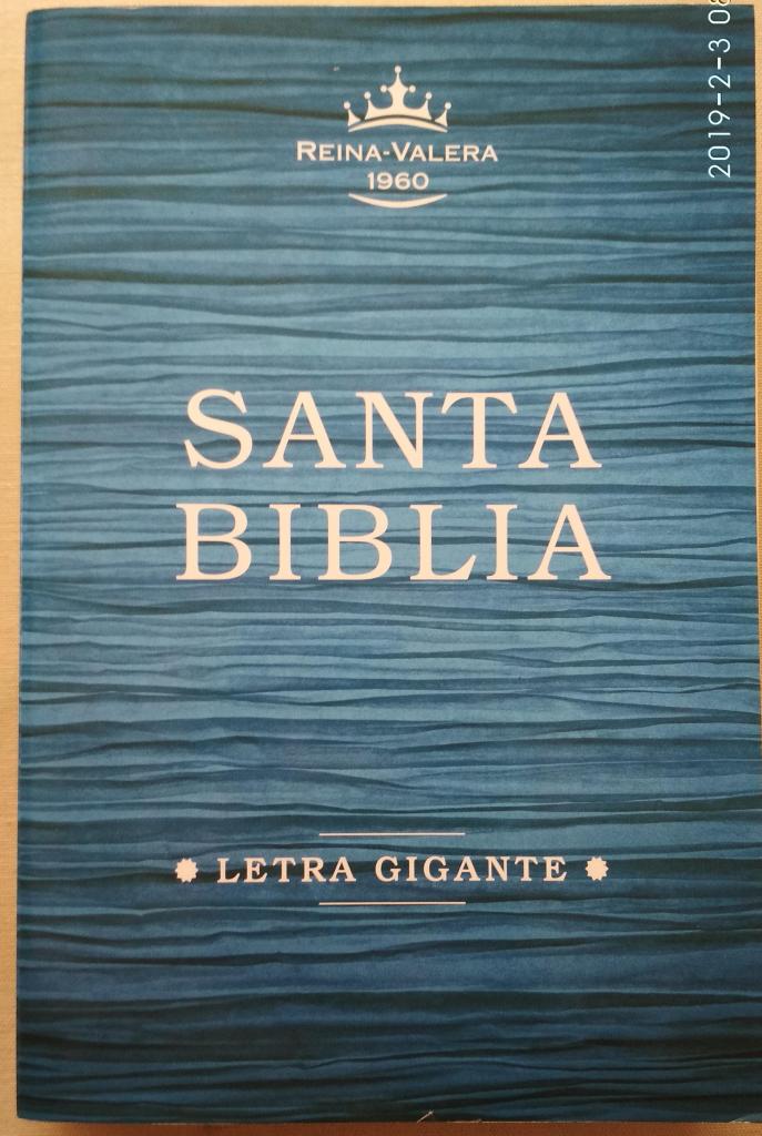 Santa Biblia Reina Valera  Letra Gigante rustica Nuevo