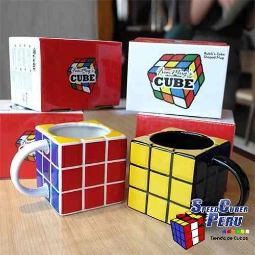 Taza Cubo Mágico Rubik Portalapiceros Para Regalo