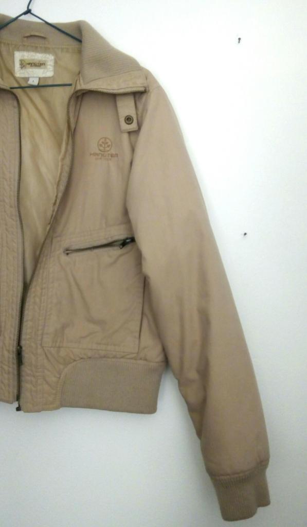 Bomber jacket beige