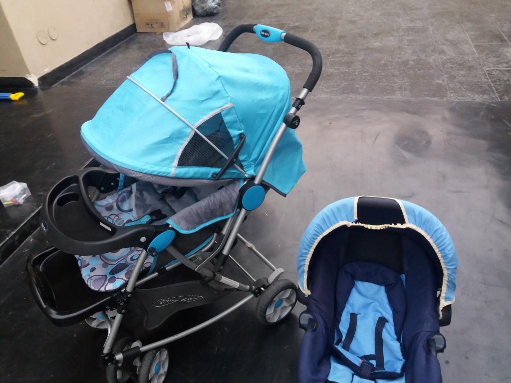 Coche Cuna Y Porta Bebe Babykids