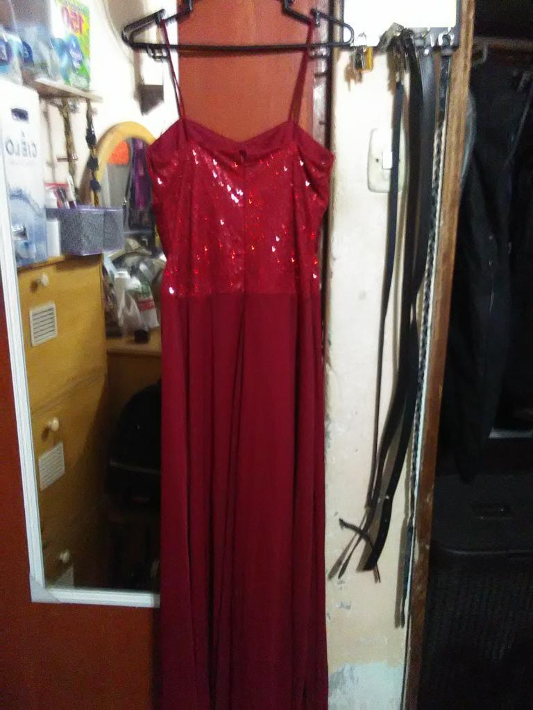 Vestido Elegante de Noche Rojo