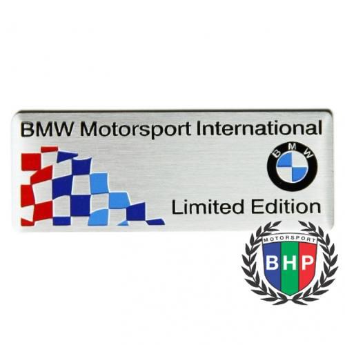 Emblema Bmw Limited Edition De Aluminio