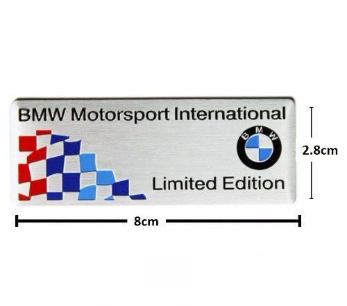 Emblema Bmw Motorsport International Limited Edition