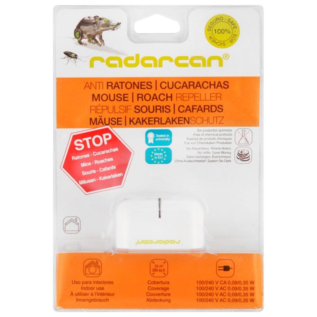Radarcan Anti Ratones Y Cucarachas Enchufe Hogar
