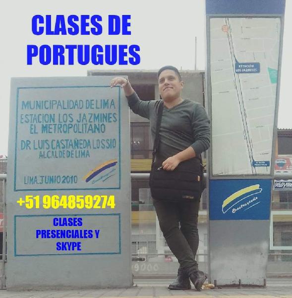 CLASES DE PORTUGUÉS EN TU CASA/OFICINA !! Aprende en 1 mes.