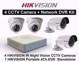 kit 4 Camaras de Seguridad HIKVISION HD 720P DISCO 500GB