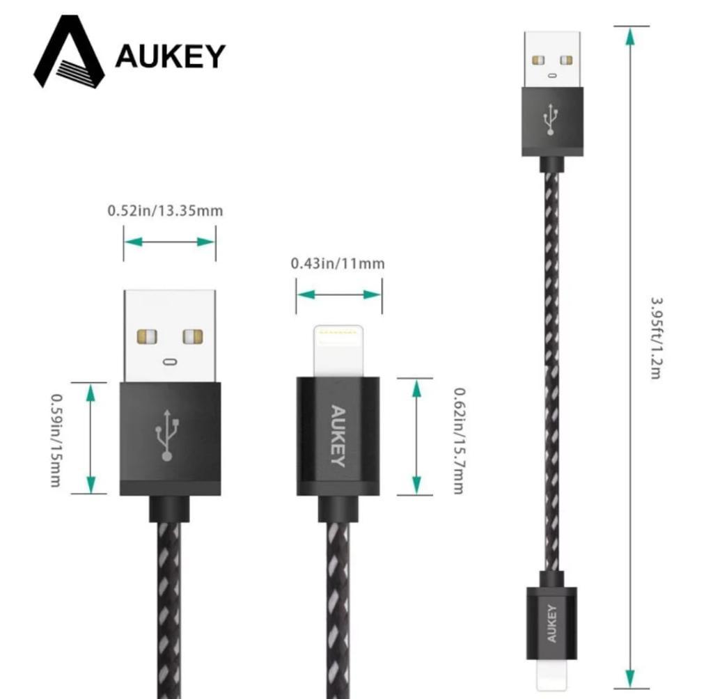 Aukey Cable para Iphone, iPad