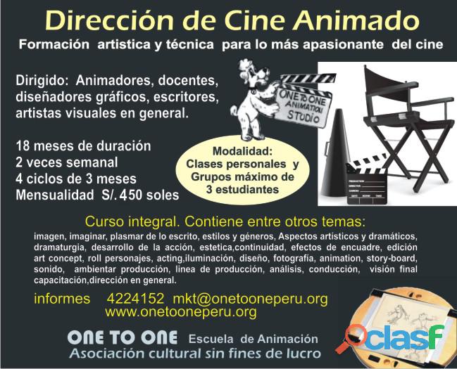 Clase de ANIMACION 2d, animación artistica, clasica