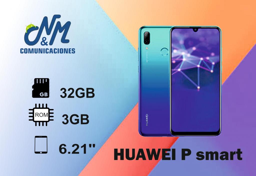Huawei P smart gb,3Ram Dual,13mp2mp SOMOS