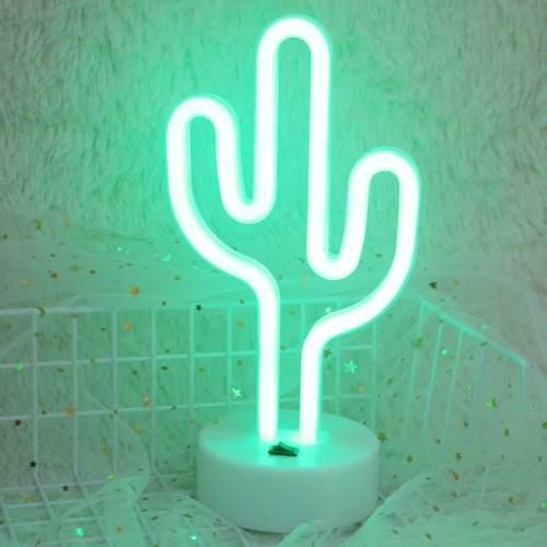 Iluminacion Led Luz Decorativa Navidad Cactus Shape Pnxu