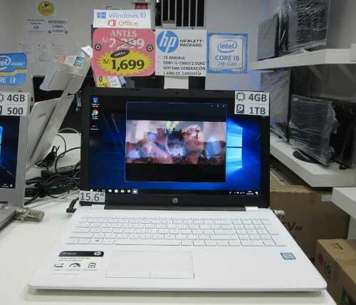 Laptop Core I5 7ma Generación Hp 15-bs018la