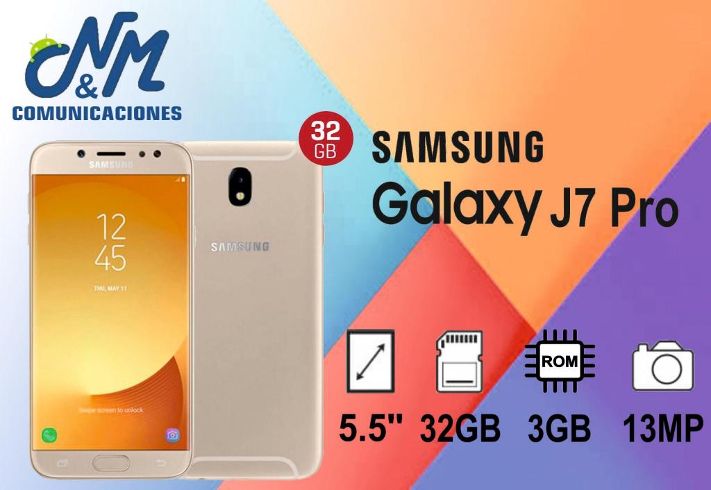 SAMSUNG GALAXY J7 PRO: 32GB 3GB RAM. SOMOS COMUNICACIONES N