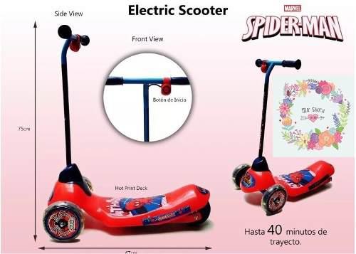Scooter Electrico Spiderman