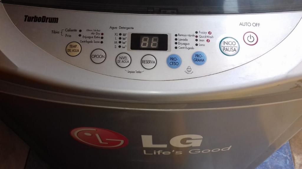 Lavadora LG de 125Kg