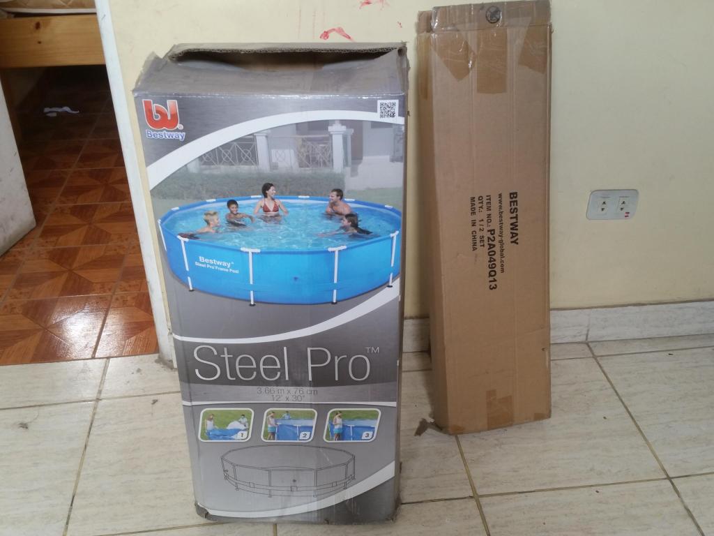 Oferta! Remato piscina nueva Bestway Steel Pro!