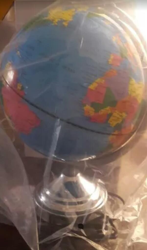 Lampara Mapa Mundi Mundo Globo Tierra
