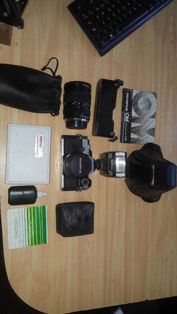 Camara Olympus Om10 Kit Completo