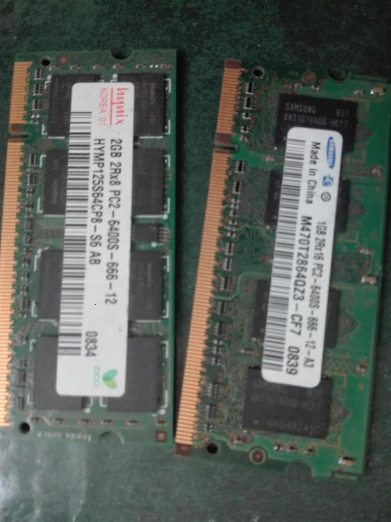Memoria Ram DDR2 1GB 2GB