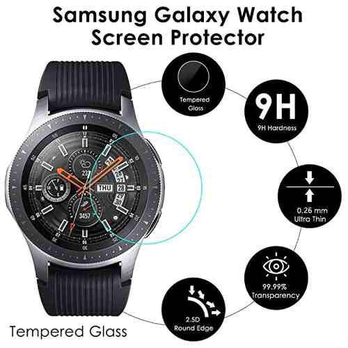Mica De Vidrio Templado Para Reloj Samsung Galaxy Watch 46mm