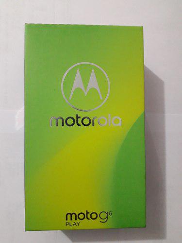 Moto G6 Play Nuevo Sellado