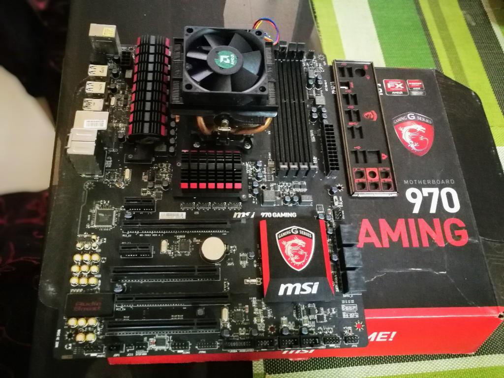 Placa Gamer Msi 970 Y Procesador Fx 