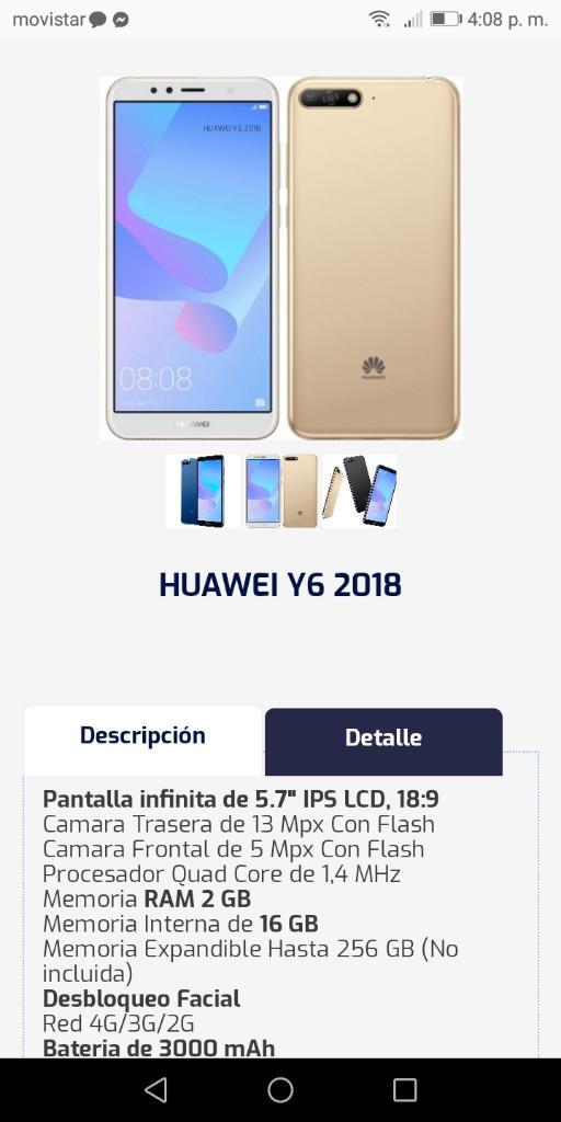 Huawei Y Nuevo