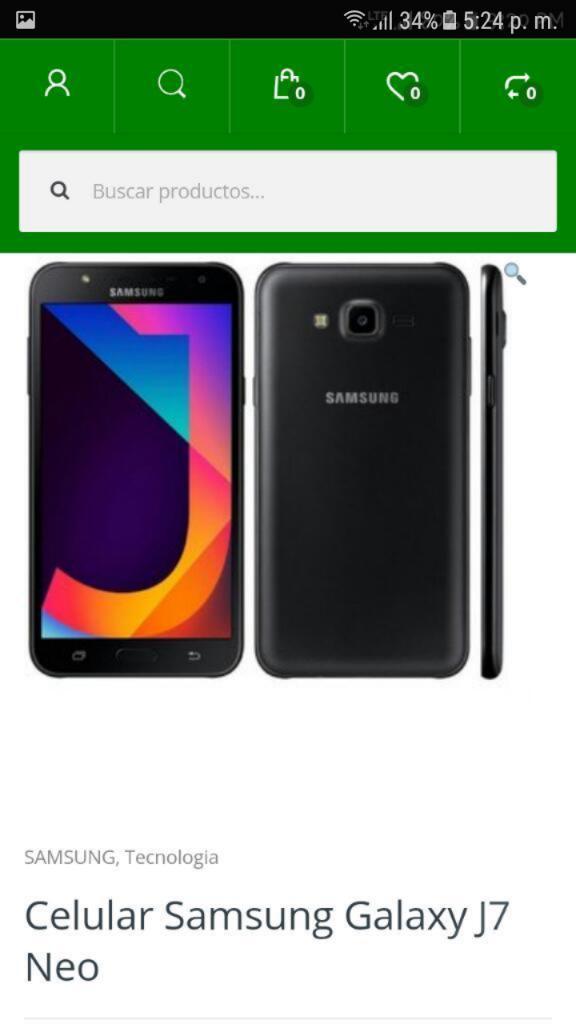 Venta de Samsung J7 Neo en Perfecto Stad